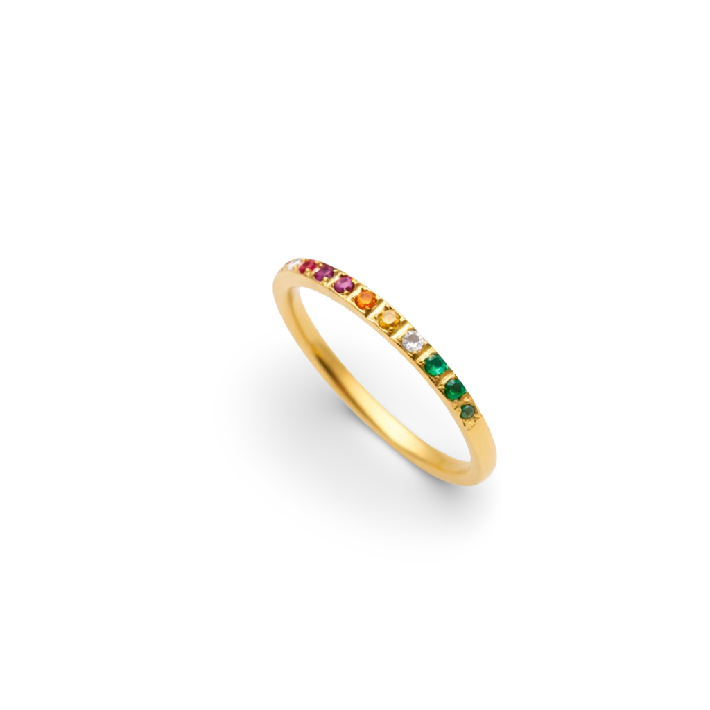 Anillo midi coloré (Ideal para falanges y dedos de pie)