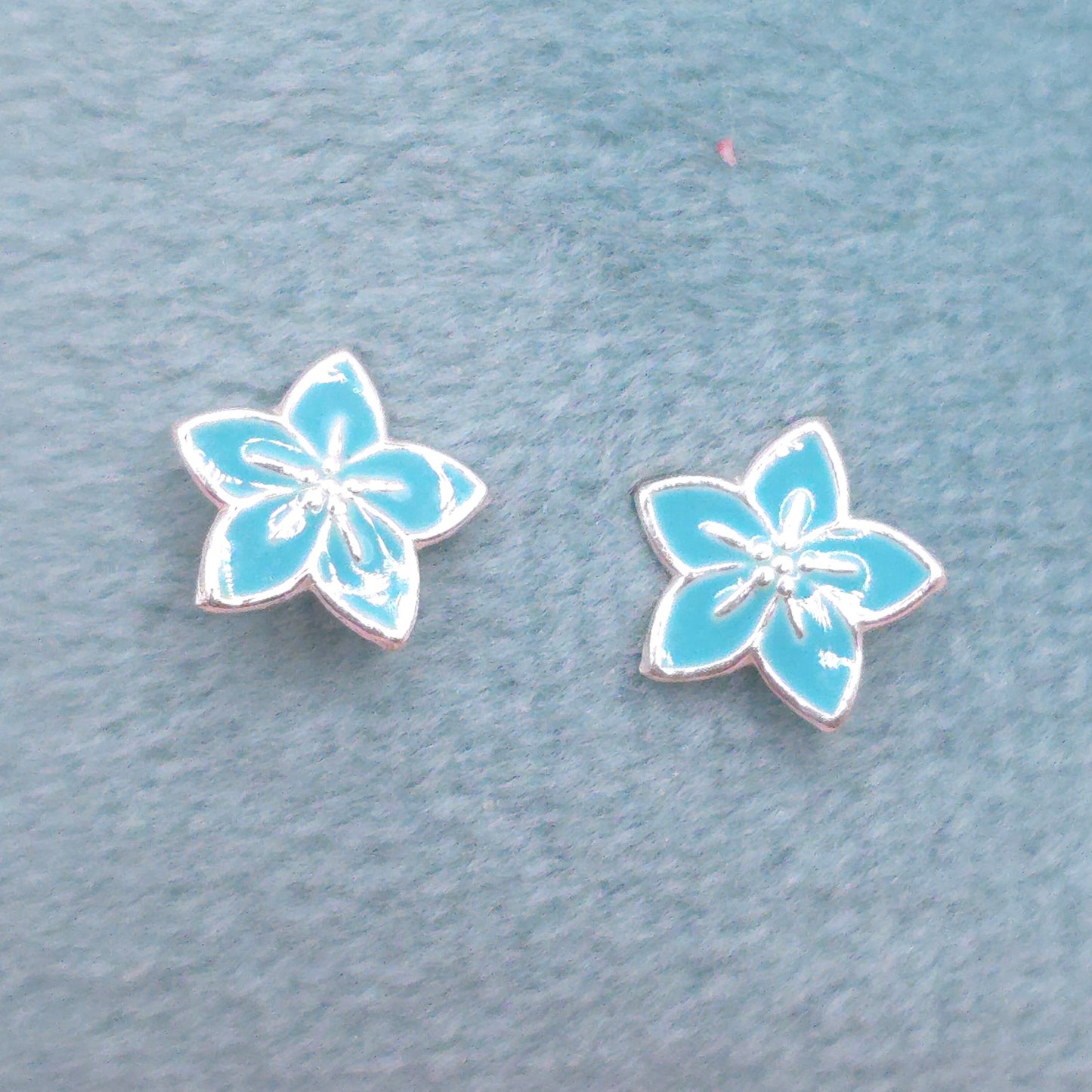 Pendientes Flor Hawaiana