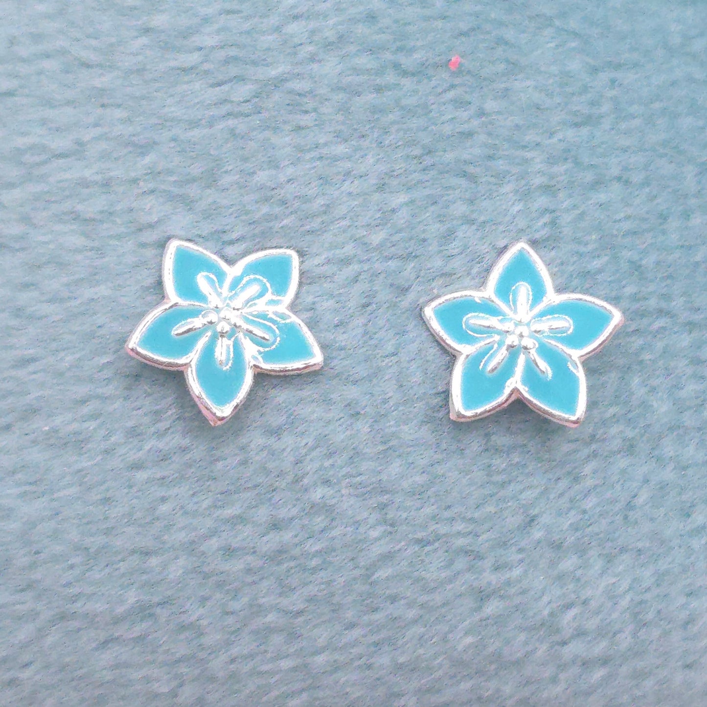 Pendientes Flor Hawaiana