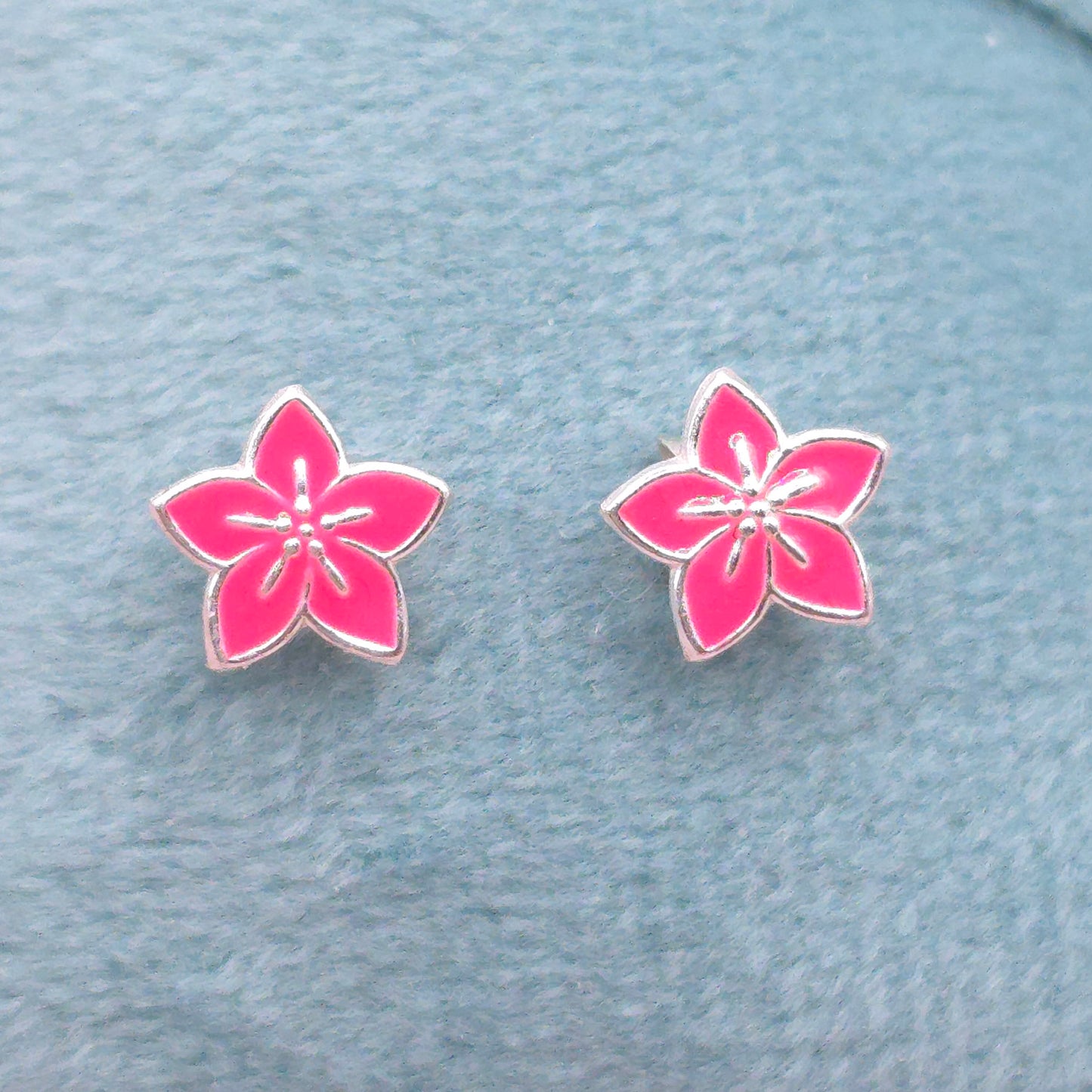 Pendientes Flor Hawaiana