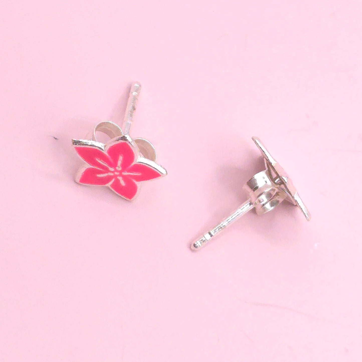 Pendientes Flor Hawaiana