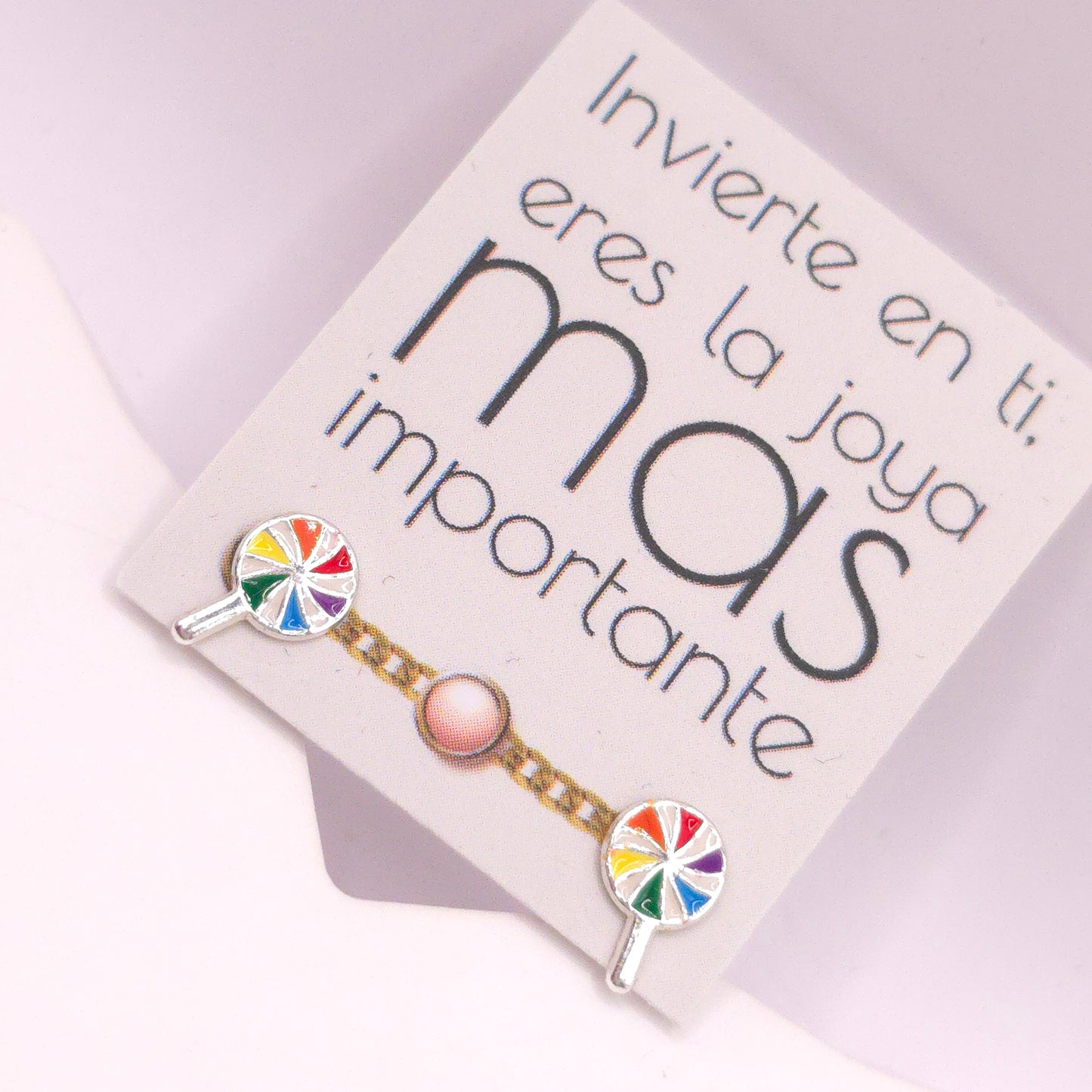 Pendientes Piruleta de colores