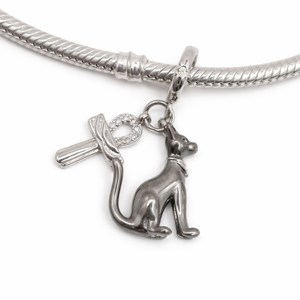 Charm Bastet ankh