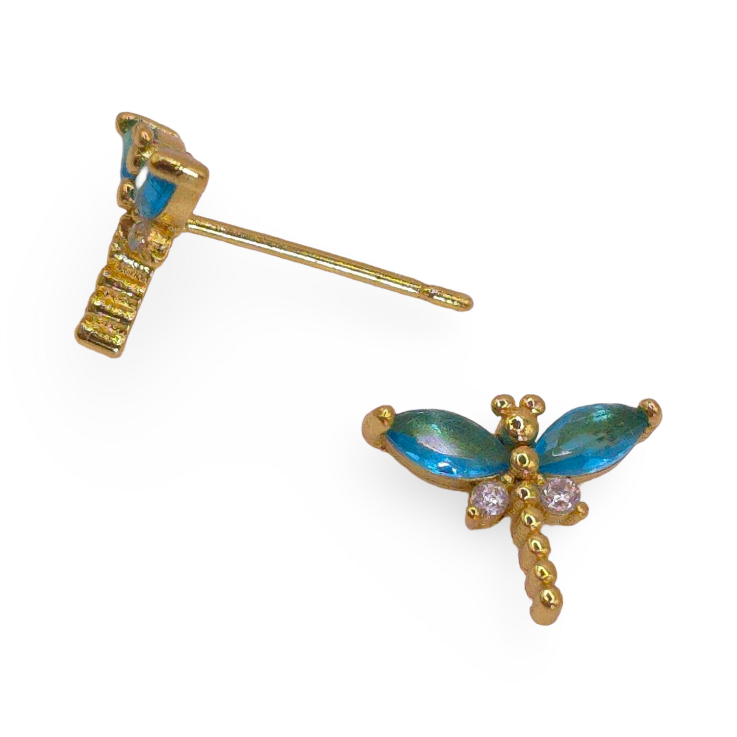 Pendientes Libelula Aqua