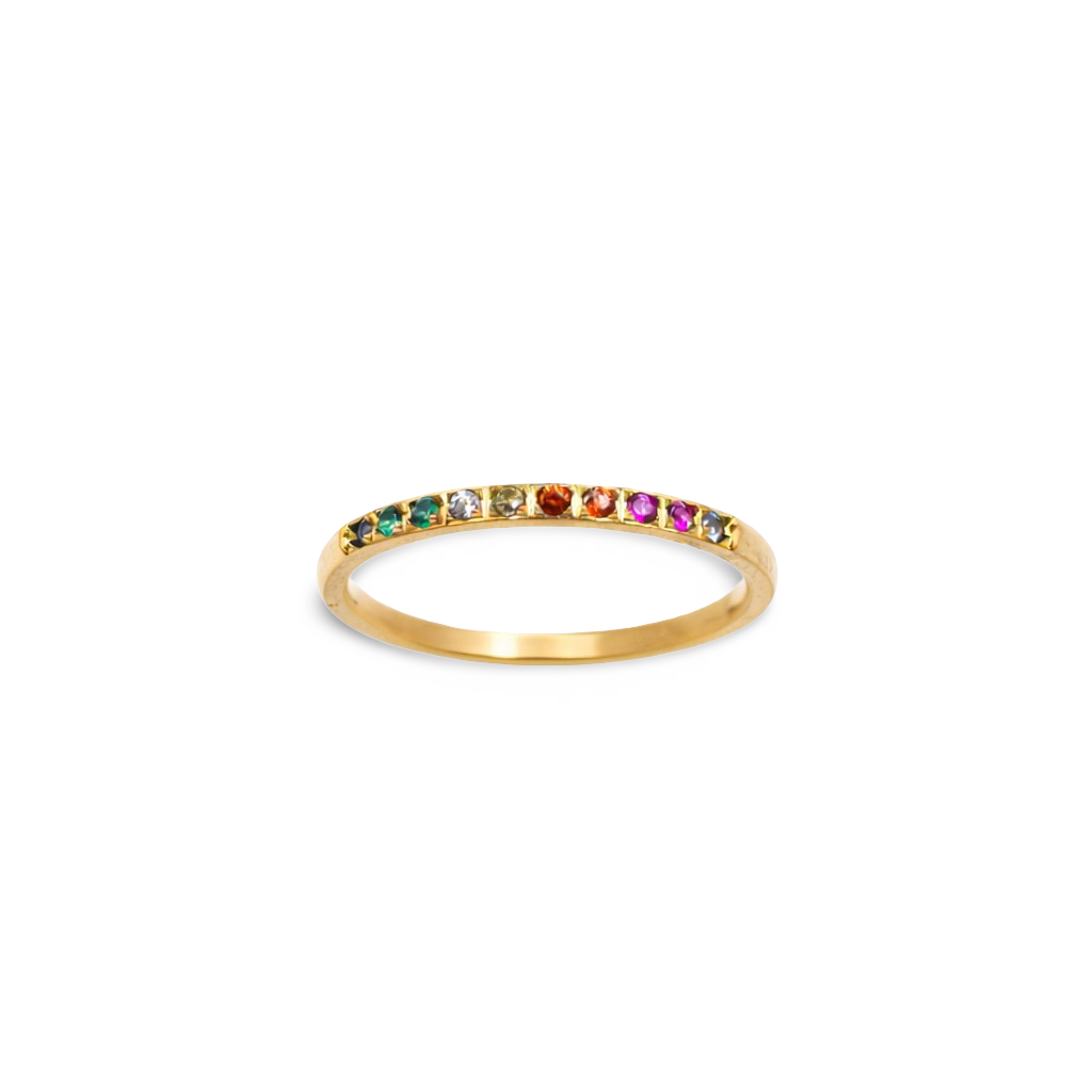 Anillo midi coloré (Ideal para falanges y dedos de pie)