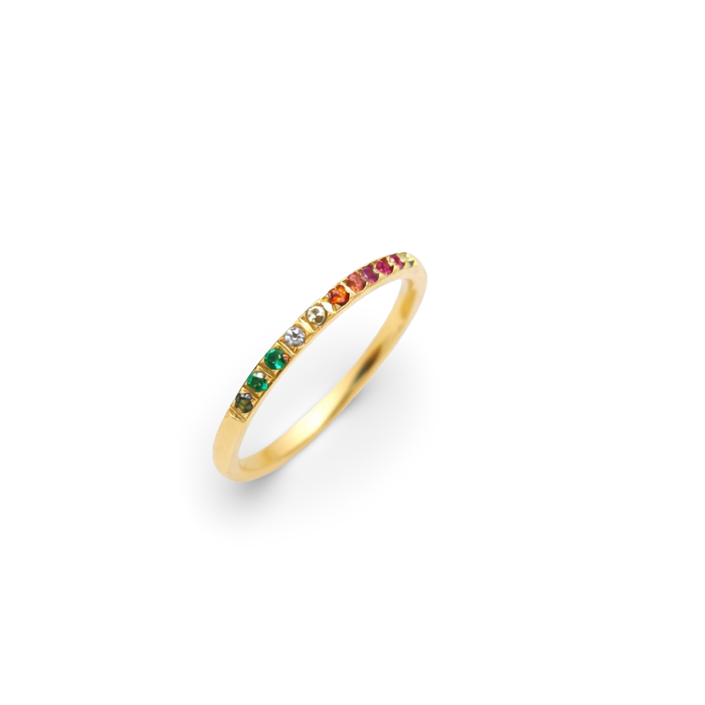 Anillo midi coloré (Ideal para falanges y dedos de pie)