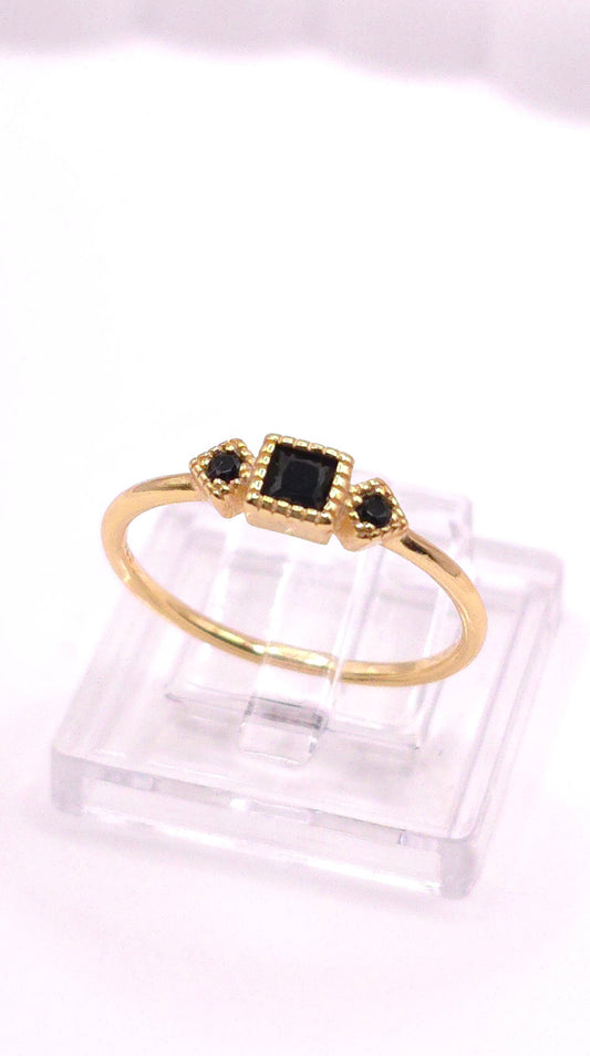 Anillo Ninfa negro