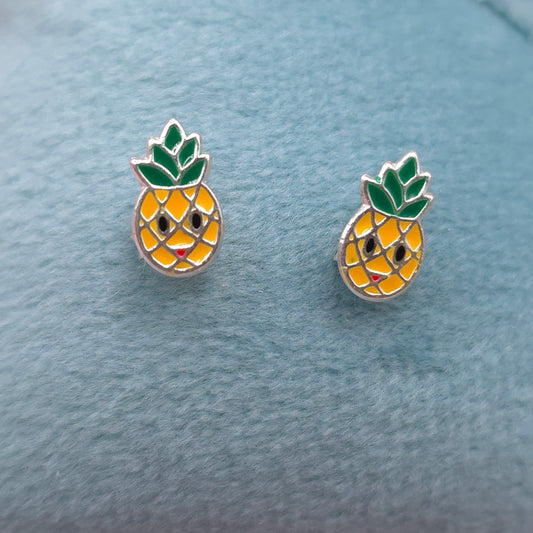 Pendientes Piña esmaltados