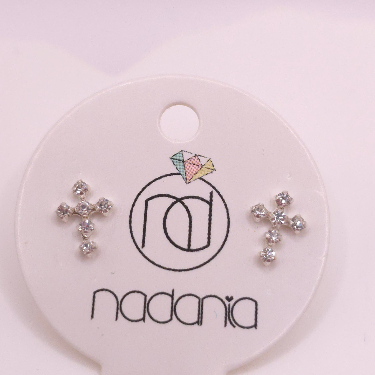 Pendientes mini Cruz