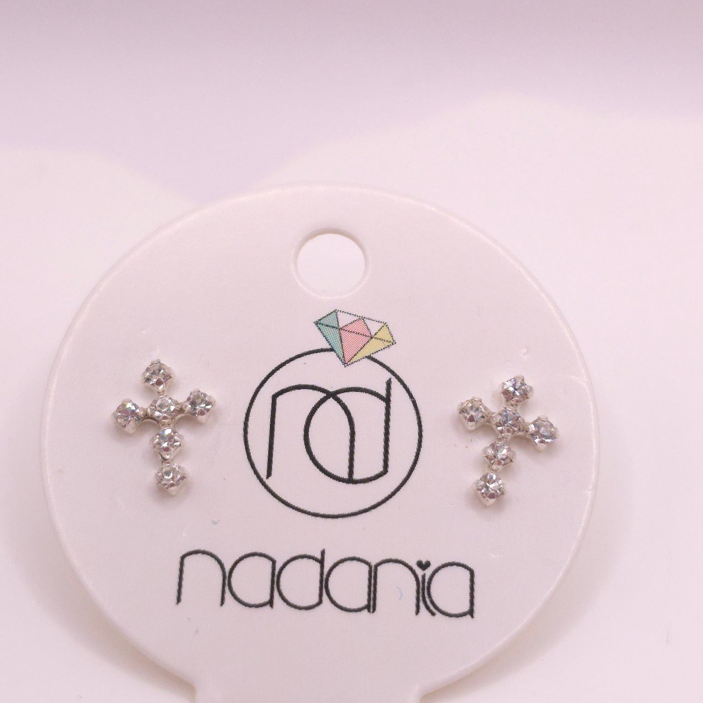 Pendientes mini Cruz