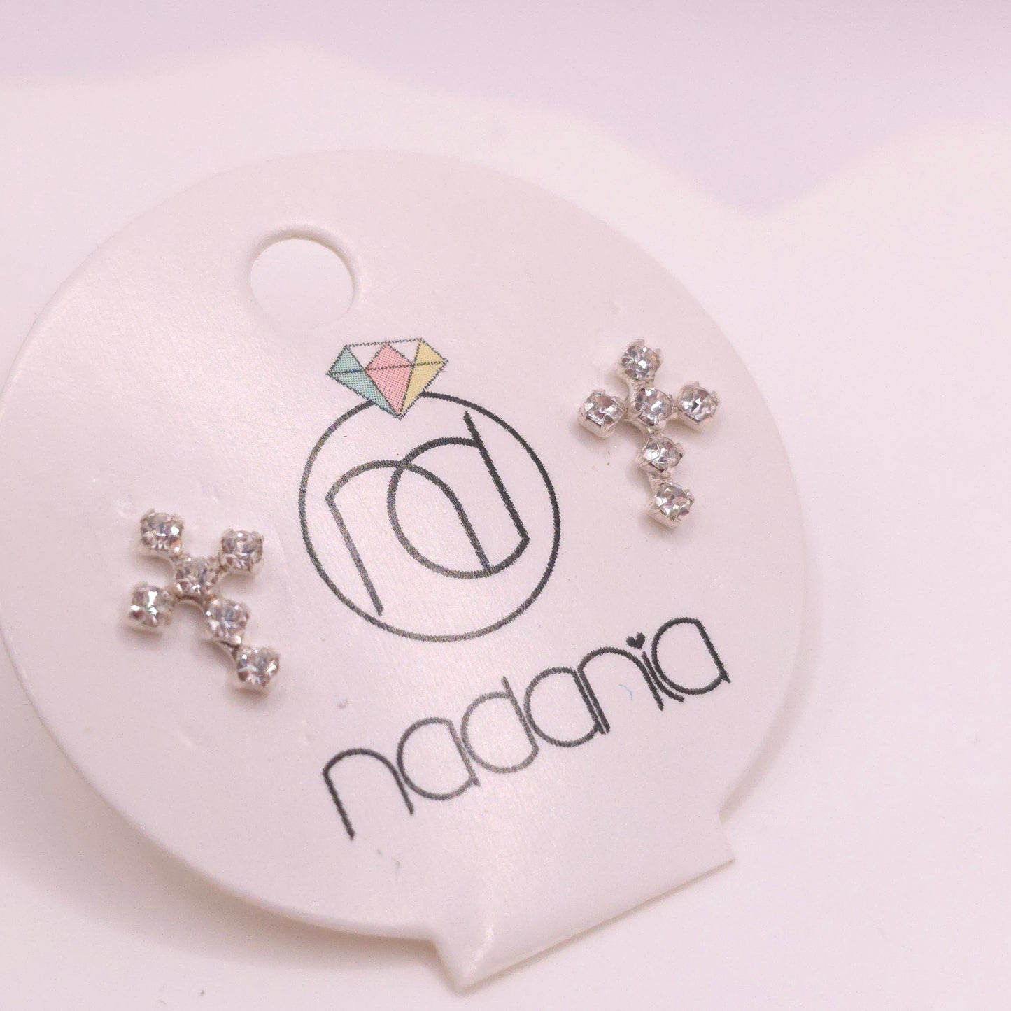 Pendientes mini Cruz