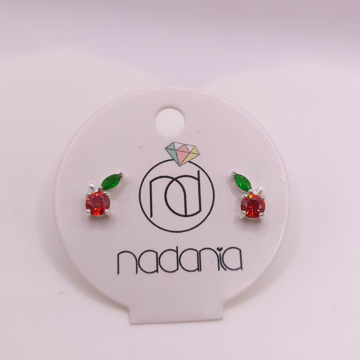 🍊 Pendiente mini naranja