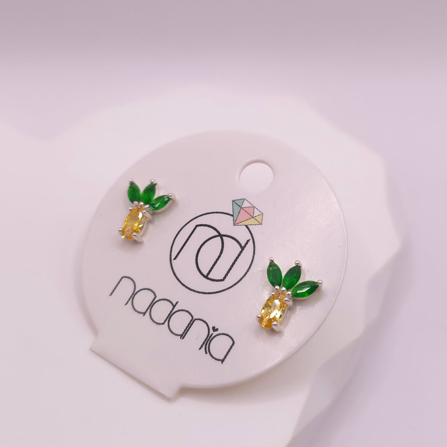 🍍 Pendiente Mini Piña