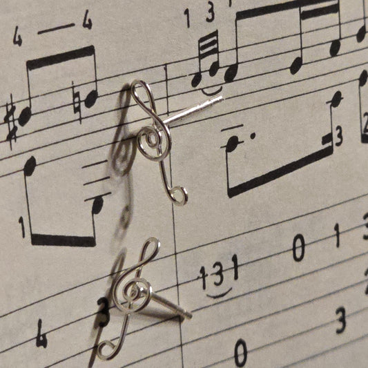 Pendiente Clave de Sol