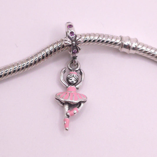 Charm Bailarina Rosa