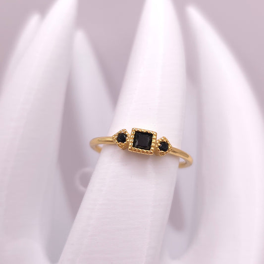 Anillo Ninfa negro-🚨 Última unidad