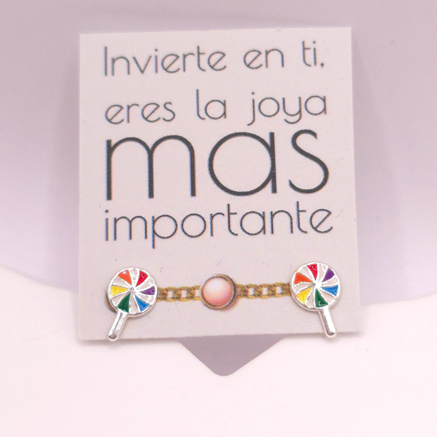 Pendientes Piruleta de colores