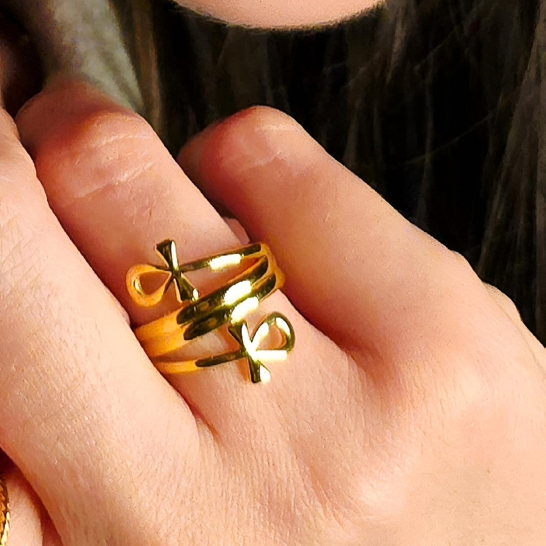 Anillo Ankh