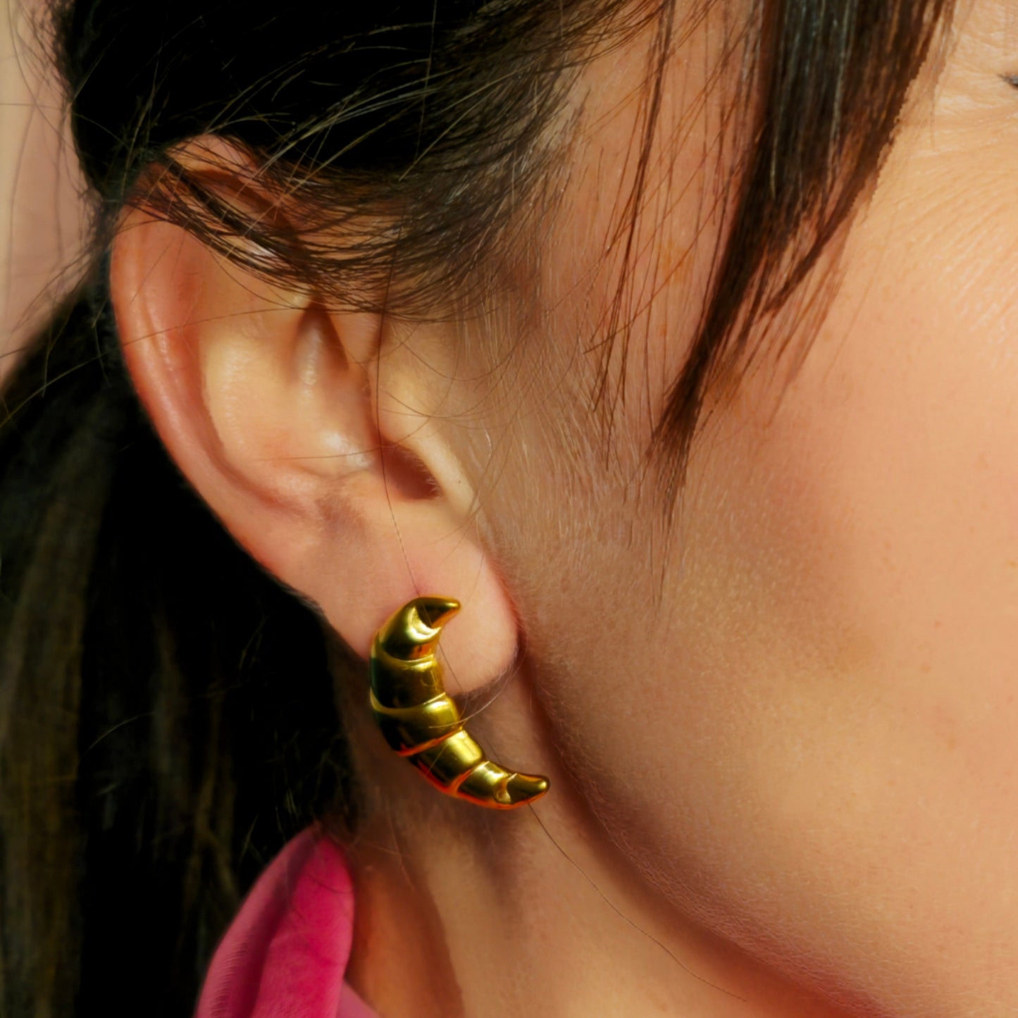 Pendientes Croissant