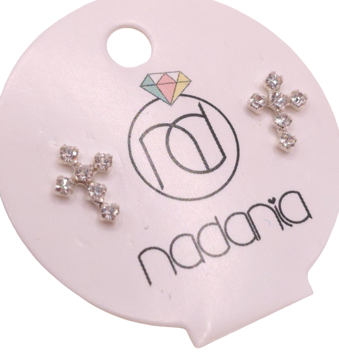Pendientes mini Cruz