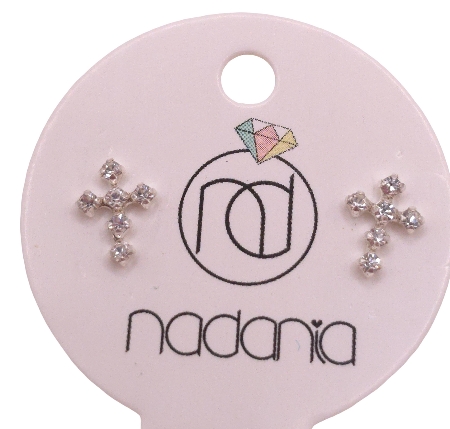 Pendientes mini Cruz