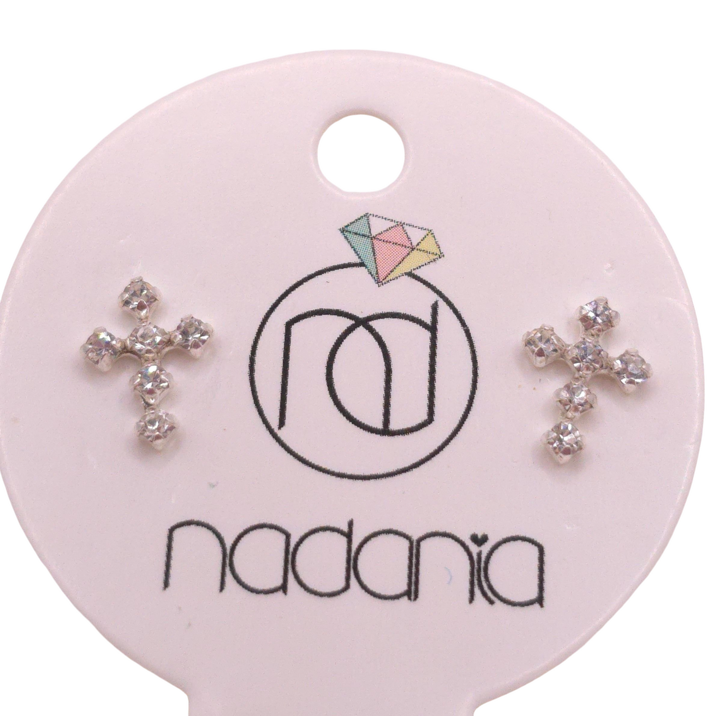 Pendientes mini Cruz