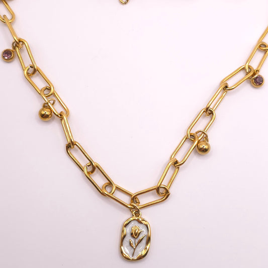 Collar Rosae- Diseño Exclusivo de Nadania