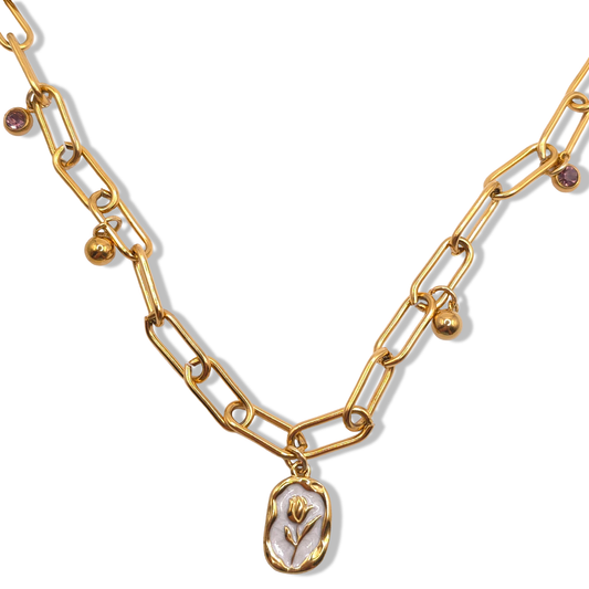 Collar Rosae- Diseño Exclusivo de Nadania