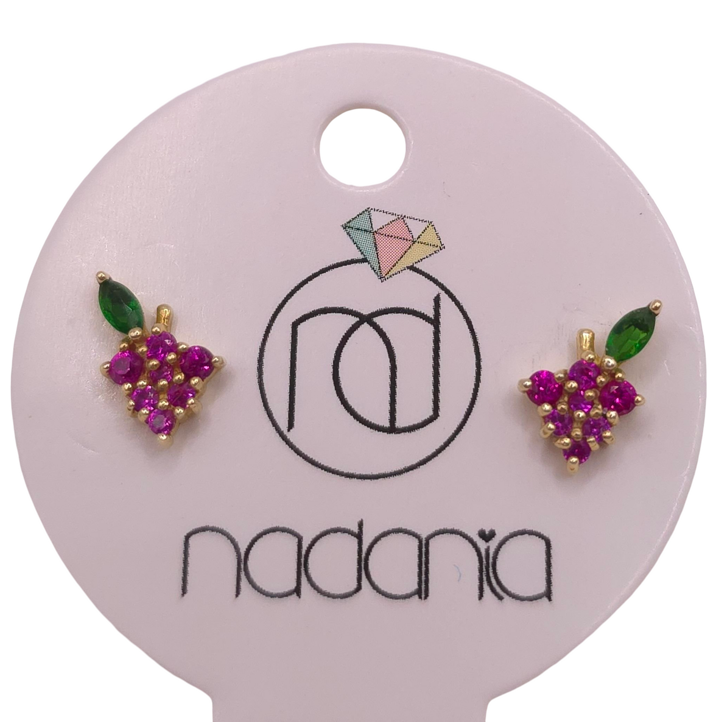 Pendientes mini Uvas