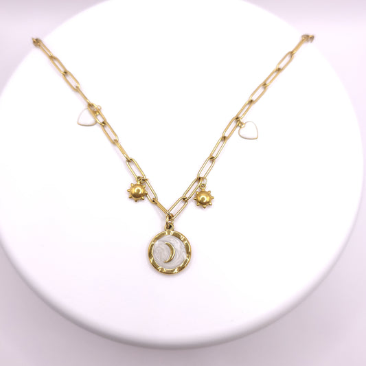 Collar y pulsera eclipse de amor