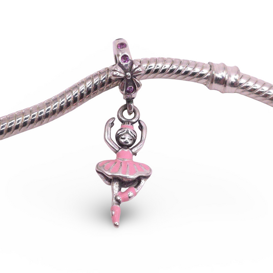 Charm Bailarina Rosa