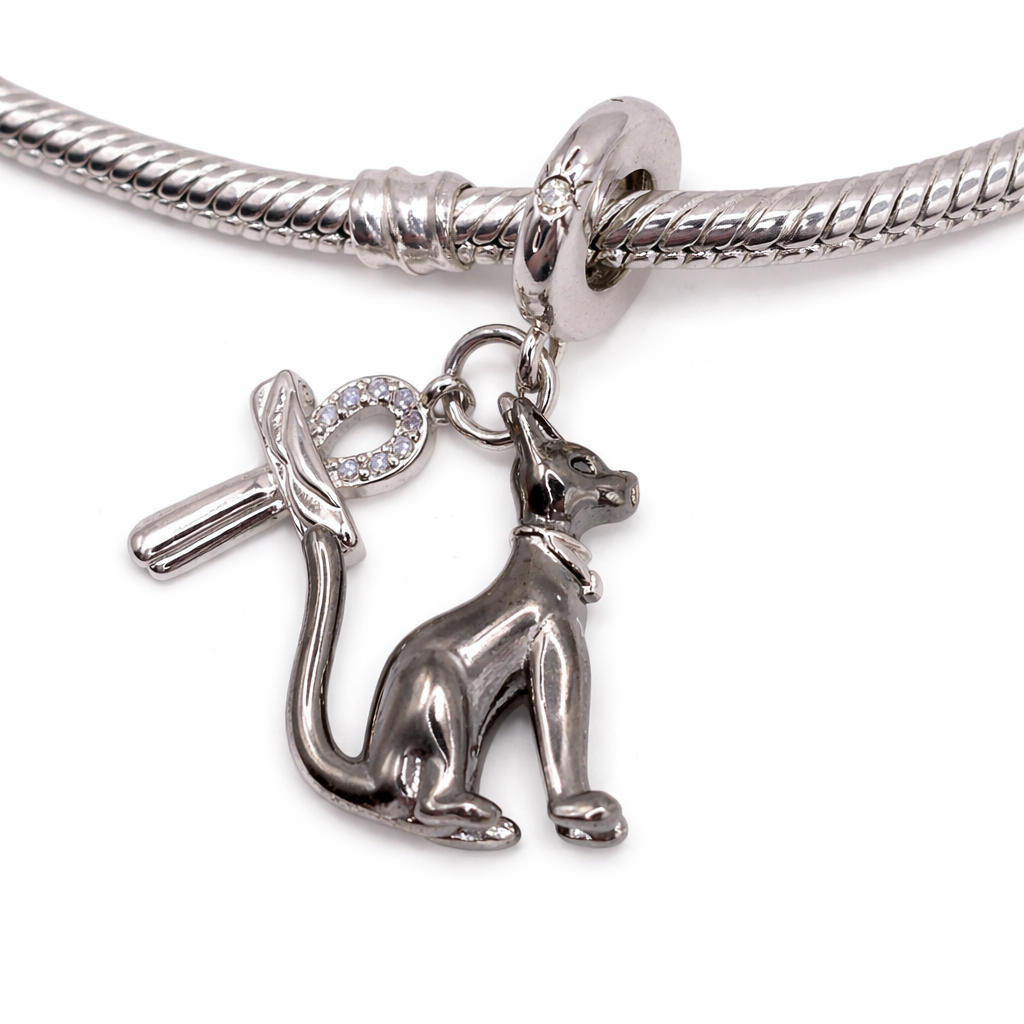 Charm Bastet ankh