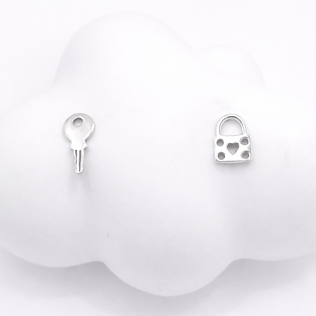 Pendientes llave y candado