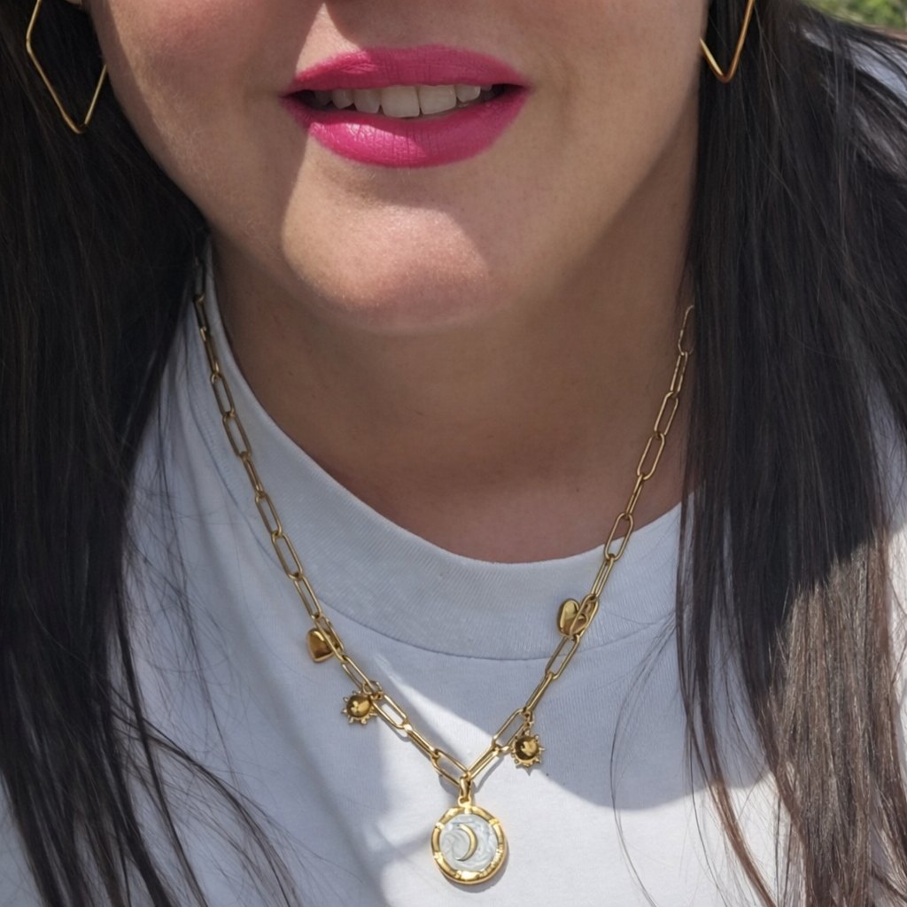 Collar y pulsera eclipse de amor!!Modelo Exclusivo de Nadania!