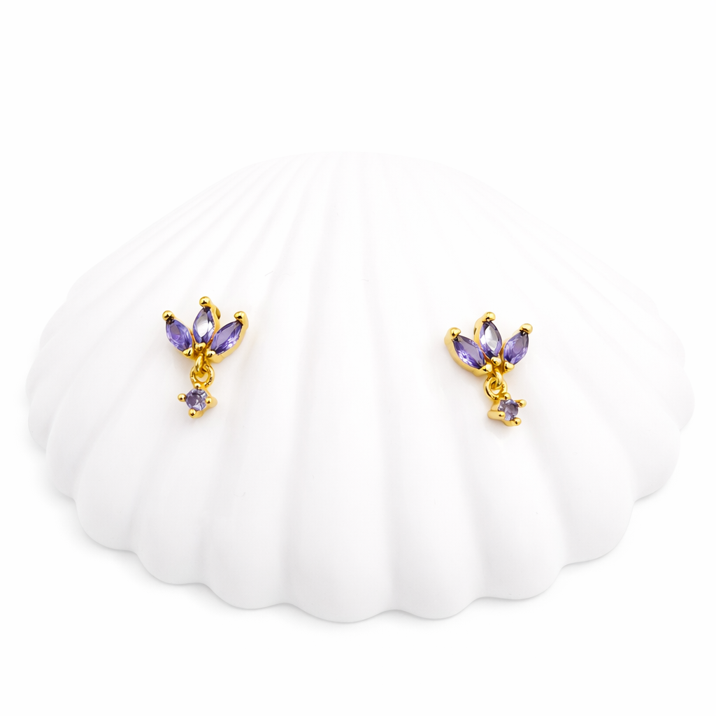 Pendientes lotus