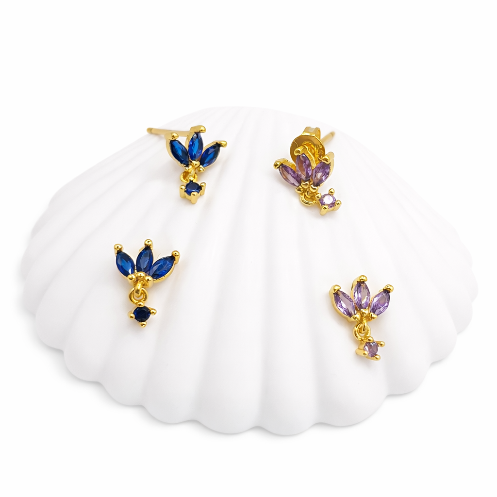 Pendientes lotus