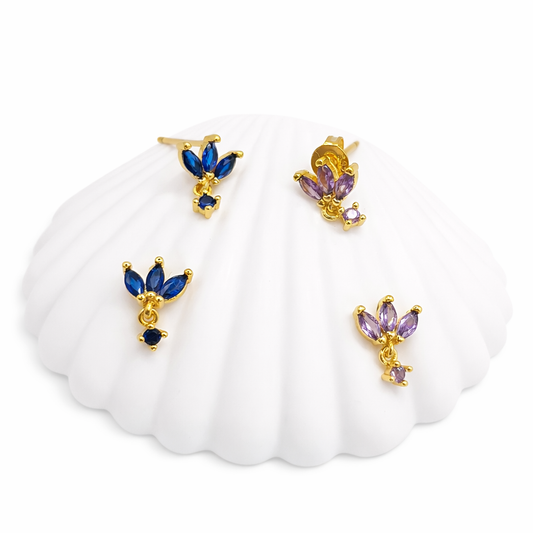 Pendientes lotus