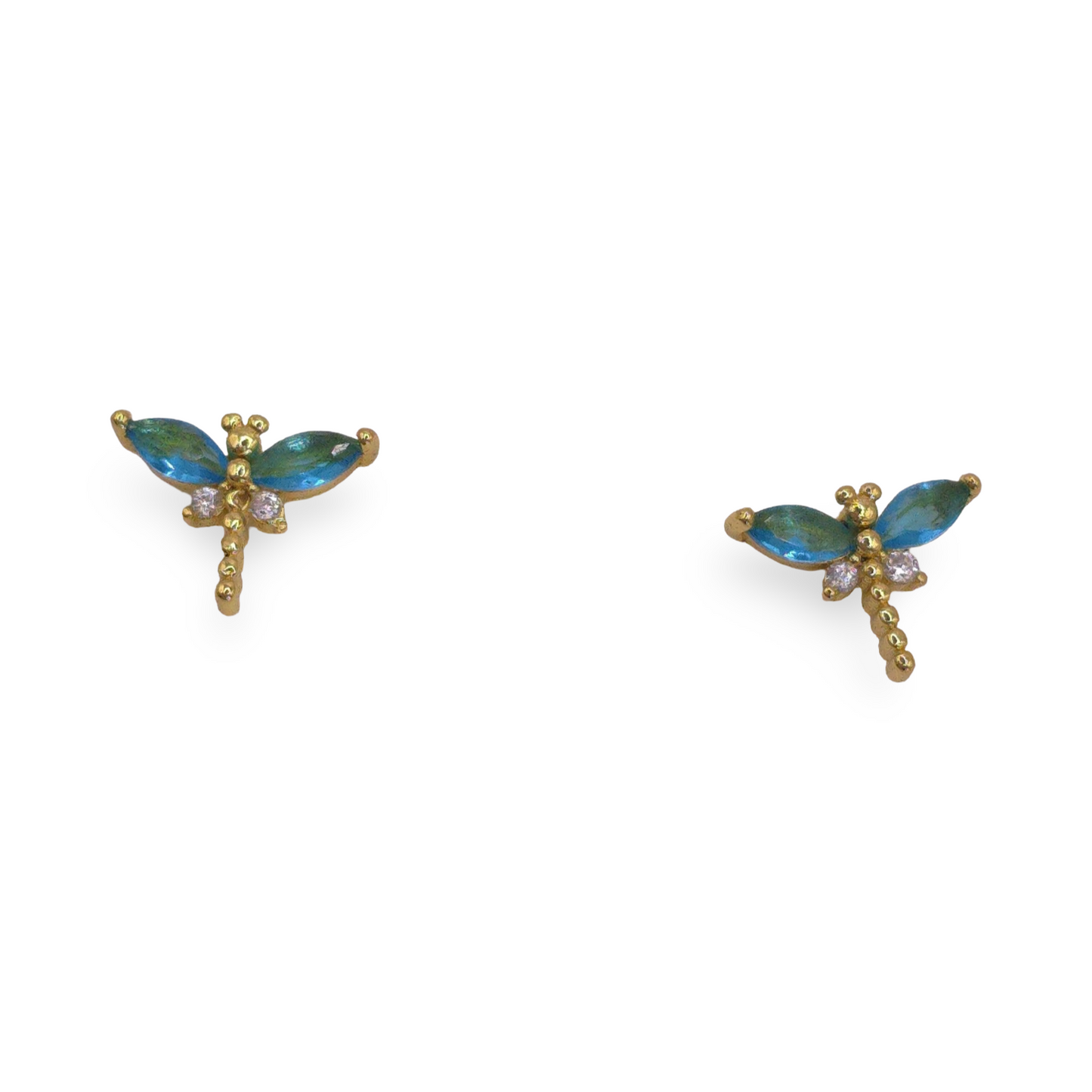 Pendientes Libelula Aqua