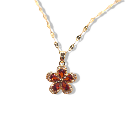 Colgante flor fuego
