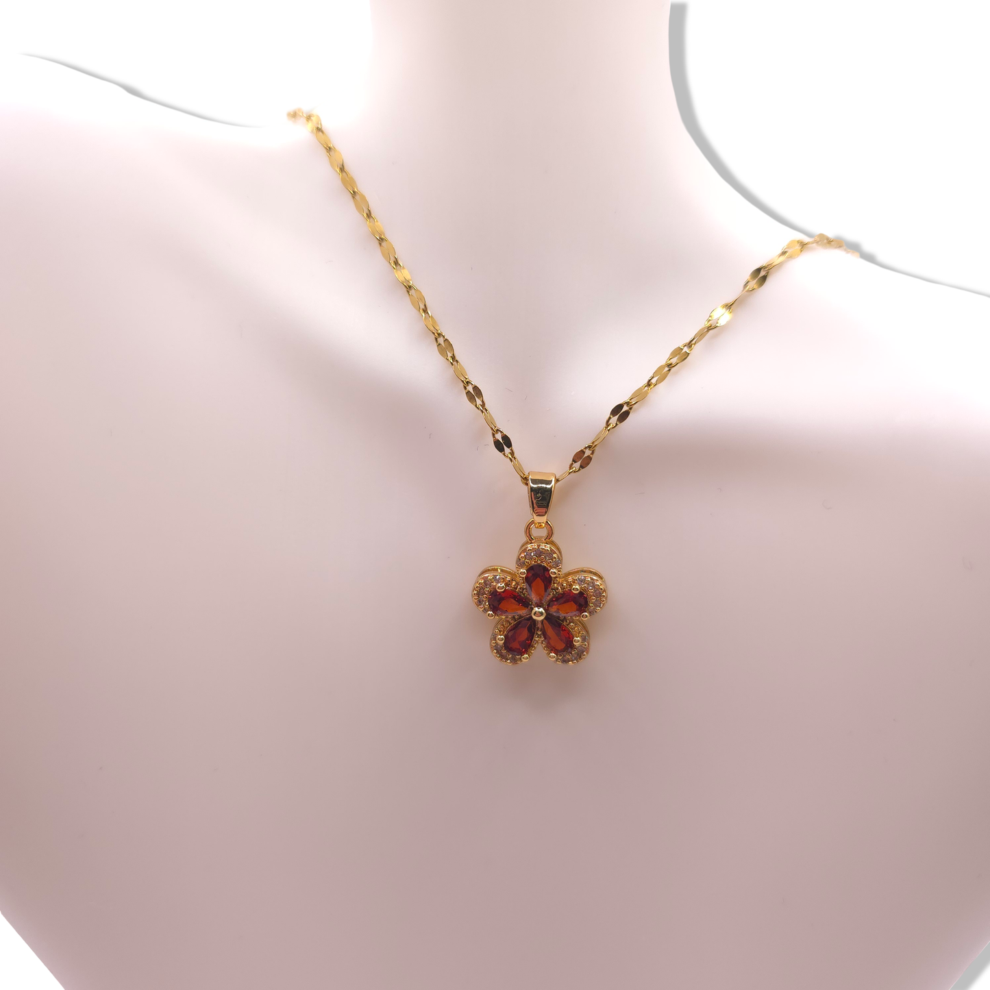 Colgante flor fuego